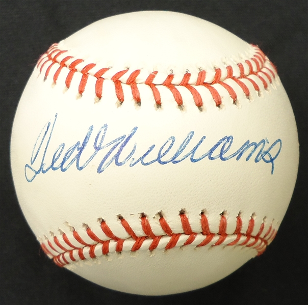 Lot Detail - Ted Williams Autographed Baseball