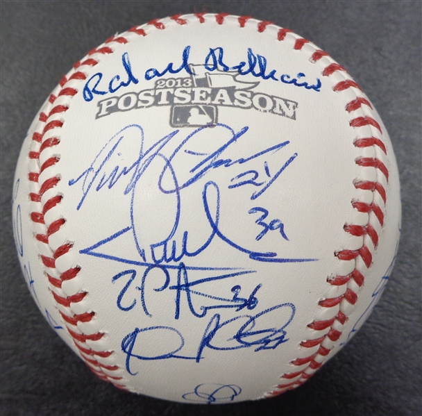 2013 Detroit Tigers Autographed Postseason Baseball