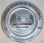 Charlie Gehringer Golf Outing Pewter Plate