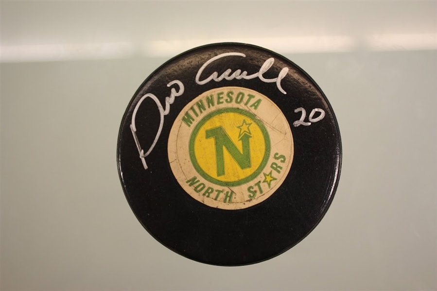 Dino Ciccarelli Autographed North Stars Official Game Puck