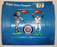 1968/1984 Tigers Champs Hand Painted Seatback