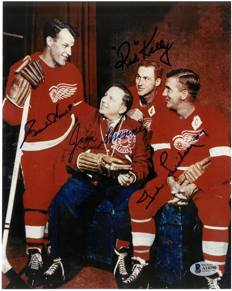 Howe, Kelly, Lindsay & Skinner Autographed 8x10 Photo