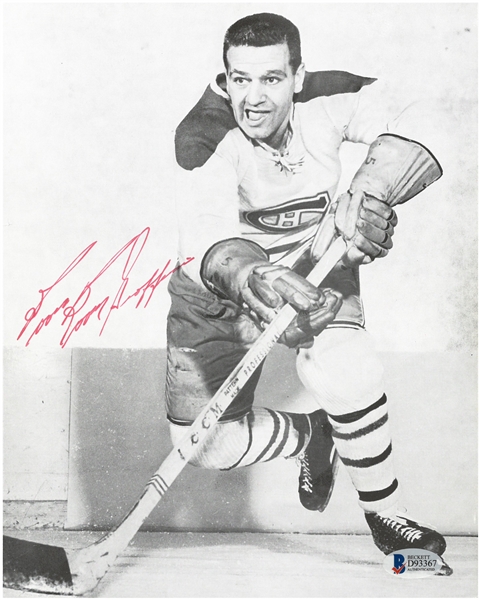 Boom Boom Geoffrion Autographed 8x10 Photo