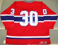 Gump Worsley Autographed Montreal Canadiens Jersey