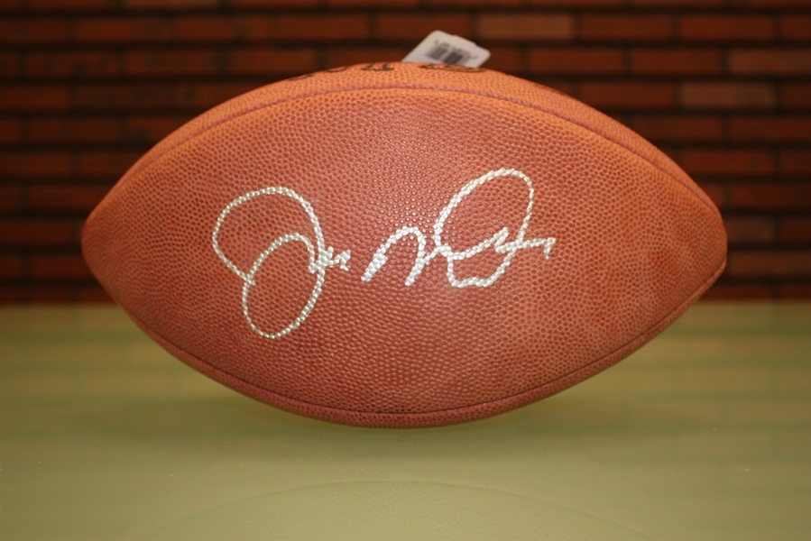 Joe Montana Autographed Football