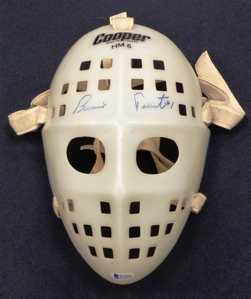 Bernie Parent Autographed Vintage Goalie Mask