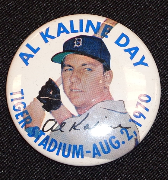 Al Kaline Day Original Button