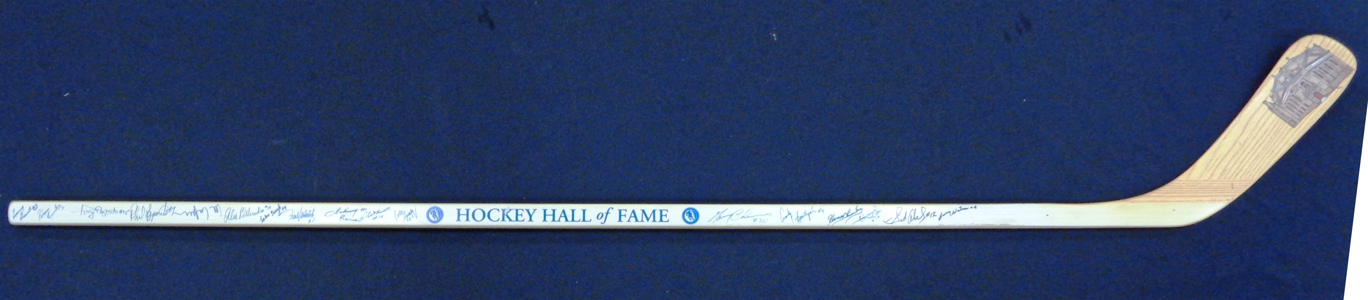 Hockey Hall of Fame Stick Signed by 32 Members