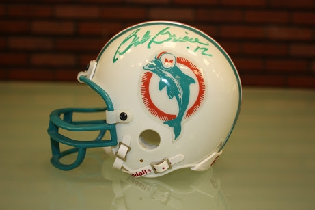 Bob Griese Autographed Dolphins Mini Helmet