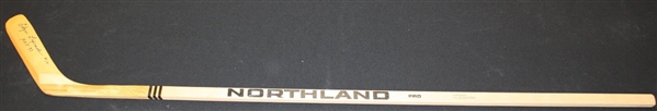 Edgar Laprade Autographed Northland Hockey Stick