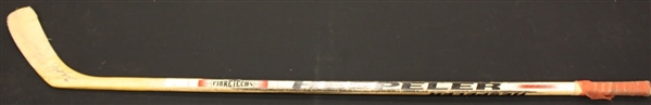 Joe Kocur Autographed Game Used Hockey Stick