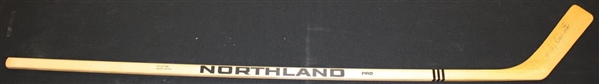 Mickey Redmond Autographed Northland Hockey Stick