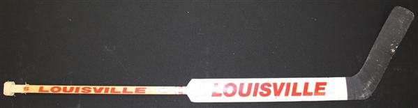 Tim Chevelde Autographed Game Used Hockey Stick