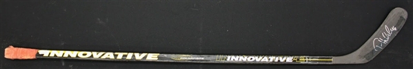 Tomas Holmstrom Autographed Game Used Hockey Stick