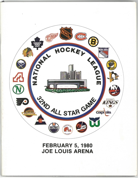 1980 NHL All Star Game Program