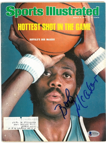 Bob McAdoo Autographed 1976 Sports Illustrated
