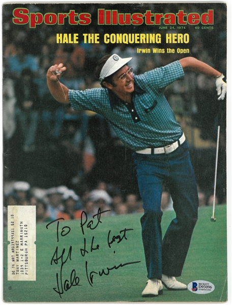 Hale Irwin Autographed 1974 Sports Illustrated