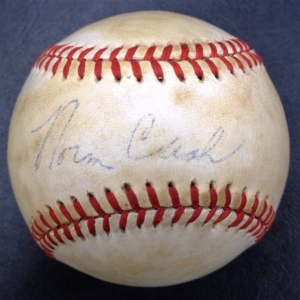 Norm Cash Autographed Official AL Baseball