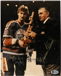 Wayne Gretzky & Maurice Richard Signed 8x10 Photo