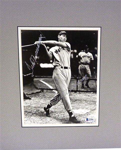 Ted Williams Autographed Matted Photo