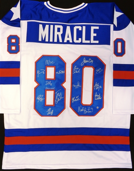 1980 USA Miracle on Ice Signed Jersey