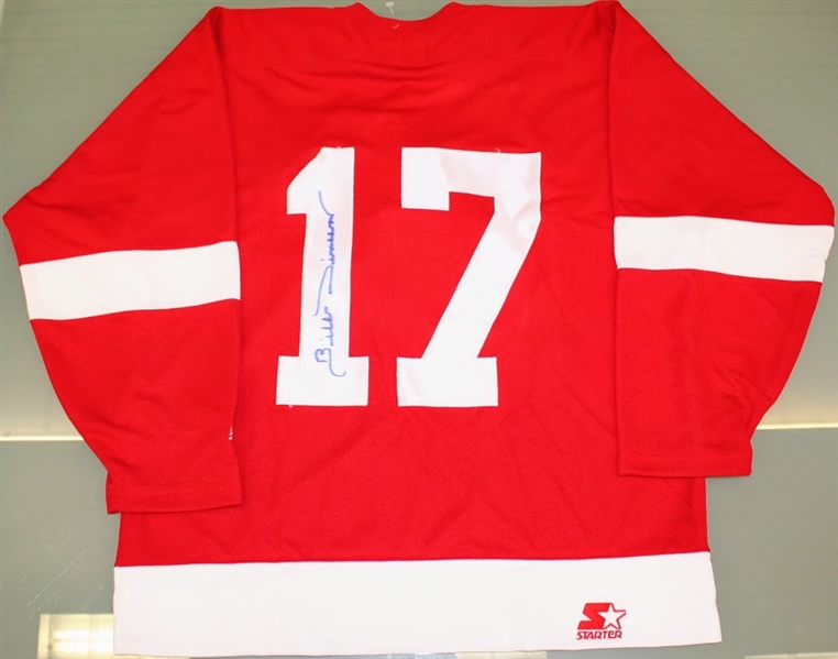 Bill Dineen Autographed Red Wings Jersey