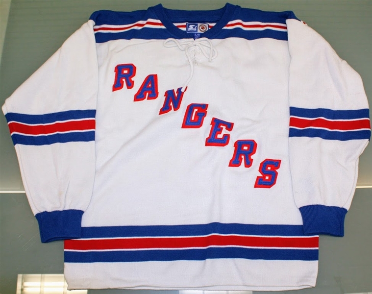 Chuck Rayner Autographed Rangers Sweater