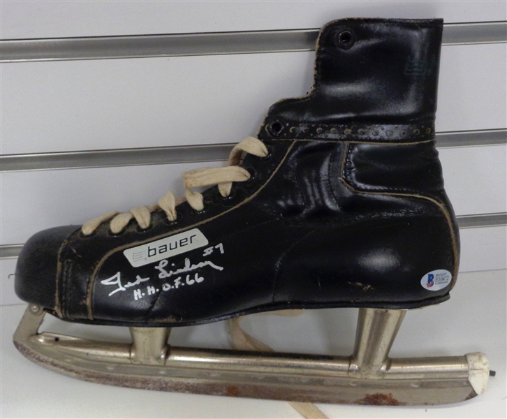 Ted Lindsay Autographed Vintage Hockey Skate