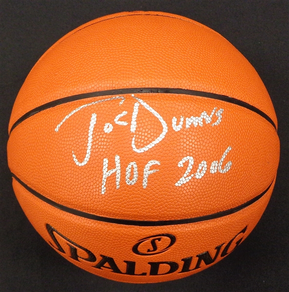 Joe Dumars Autographed Basketball
