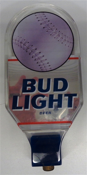 Bud Light Beer Tab with Baseball