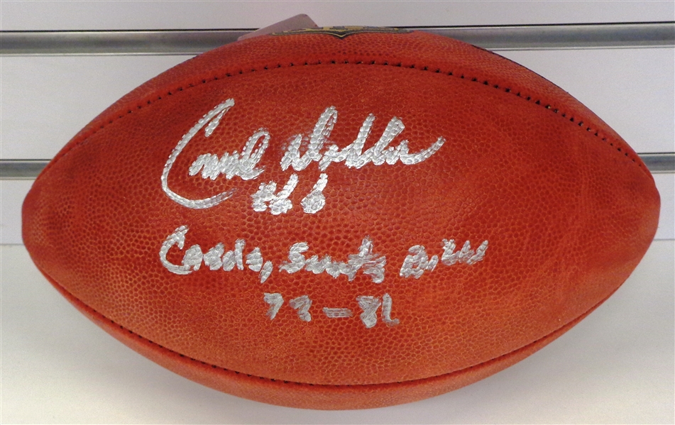 Conrad Dobler Autographed NFL Football