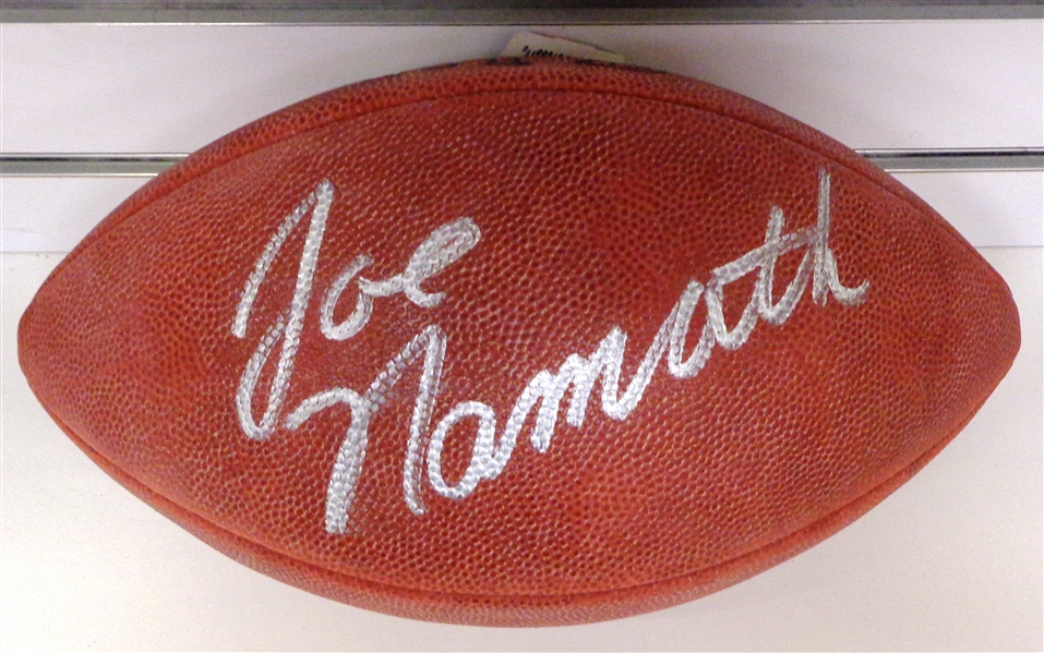 Joe Namath Autographed NFL Football