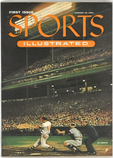 1st Edition Sports Illustrated Magazine with Original Mailing Sleeve