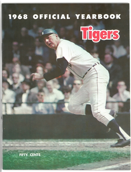 Detroit Tigers 1968 Yearbook - Mint - Nicest in Existence! 