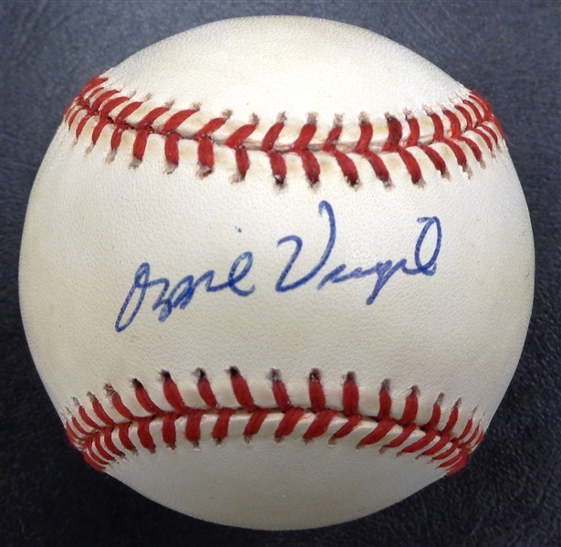 Ozzie Virgil Autographed Baseball