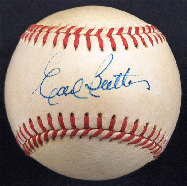 Earl Battey Autographed Baseball