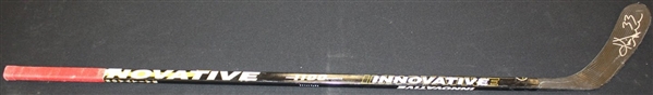Kris Draper Autographed Game Used Stick