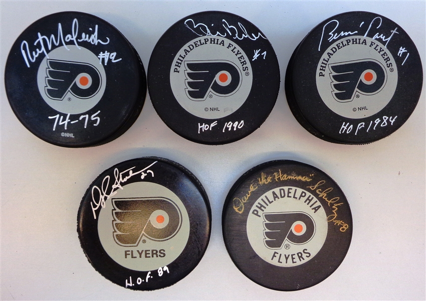Philadelphia Flyers Autographed Puck Lot