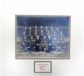 1941/42 Detroit Red Wings Team Signed Photo