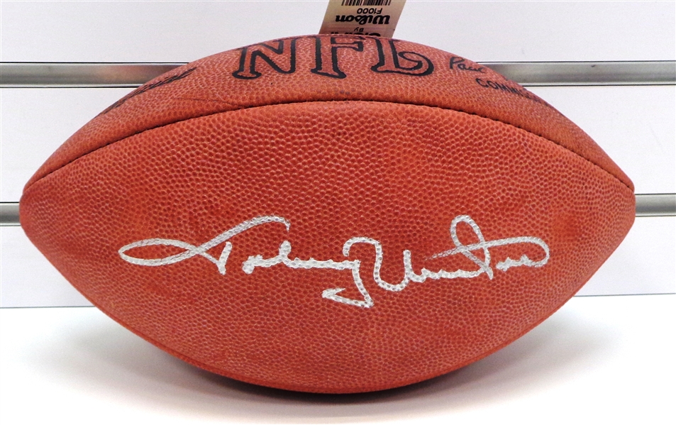 Johnny Unitas Autographed NFL Football