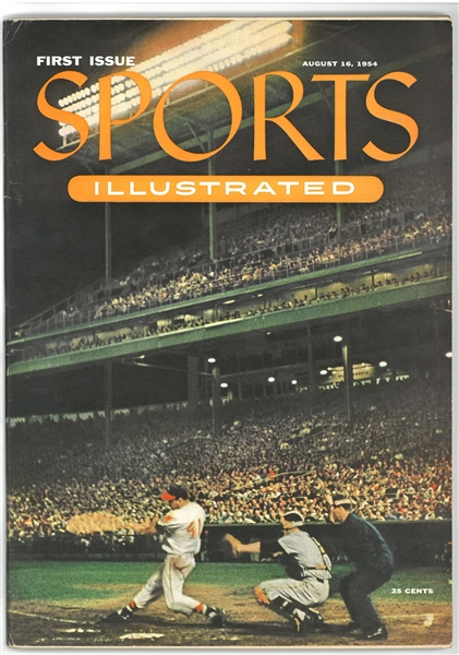 1st Edition Sports Illustrated Magazine with Original Mailing Sleeve