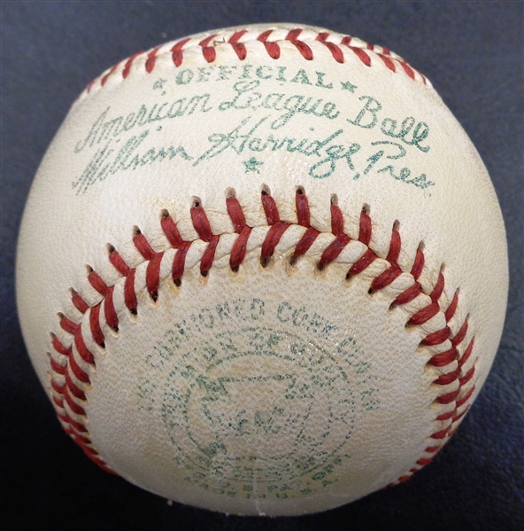 1948-1950 Reach William Harridge Official American League Baseball