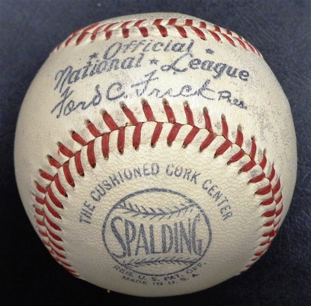 1949-1951 Ford Frick Spalding  Official National League Baseball
