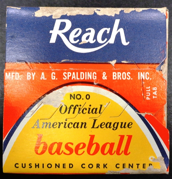 1960-1969 Reach Joe Cronin  Official American League Baseball NEW in Box