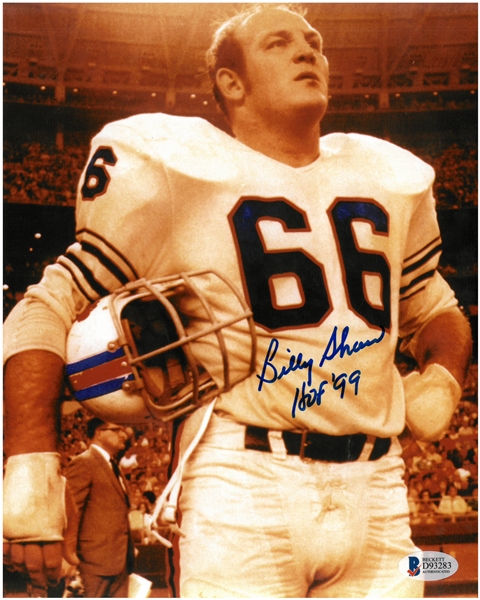 Billy Shaw Autographed 8x10 Photo
