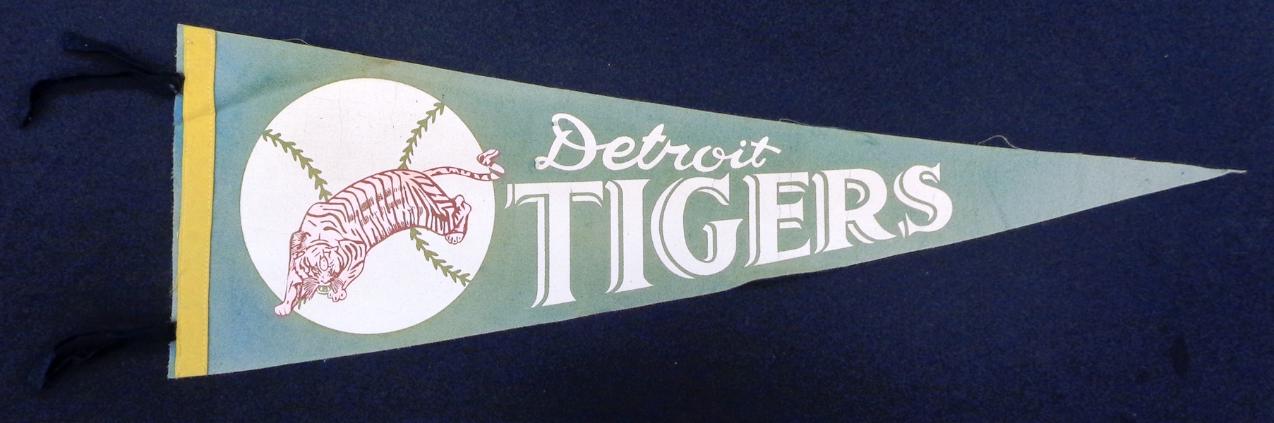 Detroit Tigers Vintage 1940s Pennant