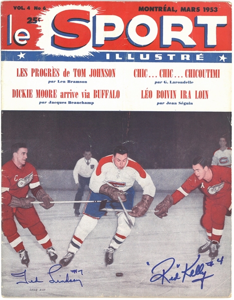 Lindsay & Kelly Autographed 1953 le Sport Magazine