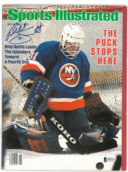 Billy Smith Autographed 1983 Sports Illustrated