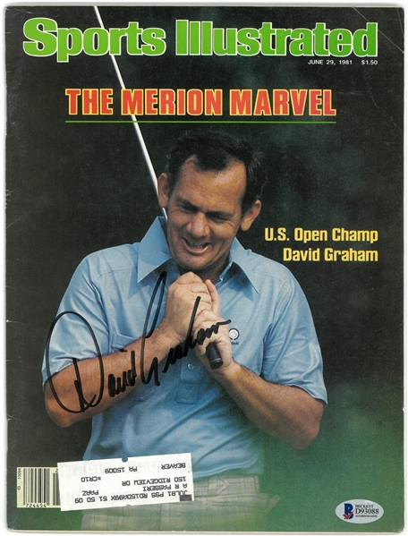 David Graham Autographed 1981 Sports Illustrated