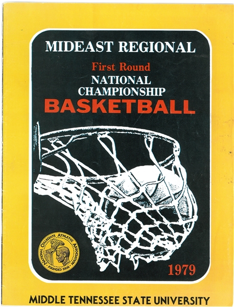 1979 NCAA Tournament Rd 1 Program (Magic Johnson)